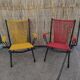 Pair of armchairs scoubidou