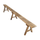 Oak bench 3m