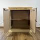 Antique butter yellow kitchen sideboard, late 19th - early 20th century.