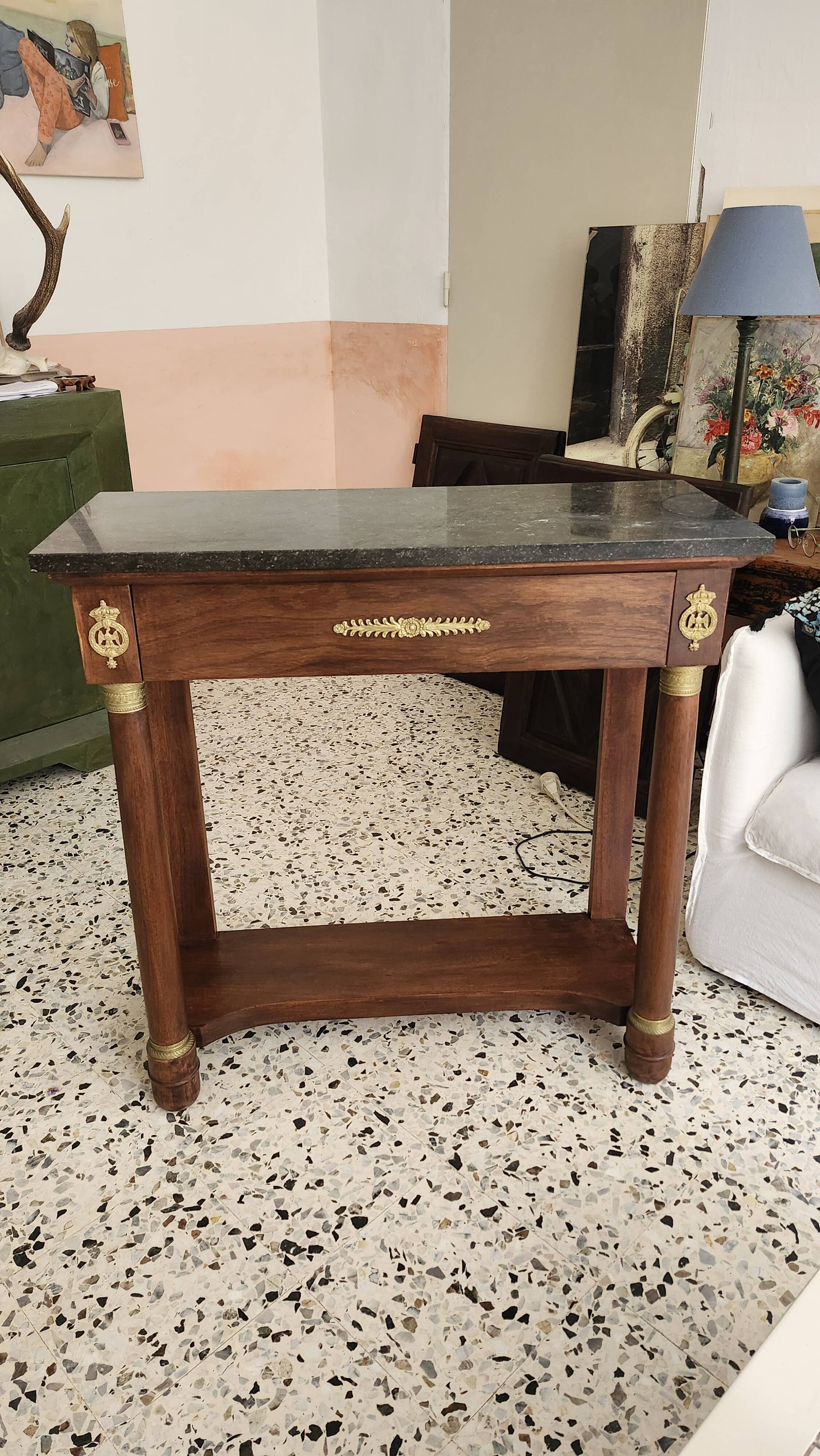 Small Empire style console