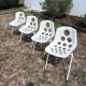Chaises de jardin 70's