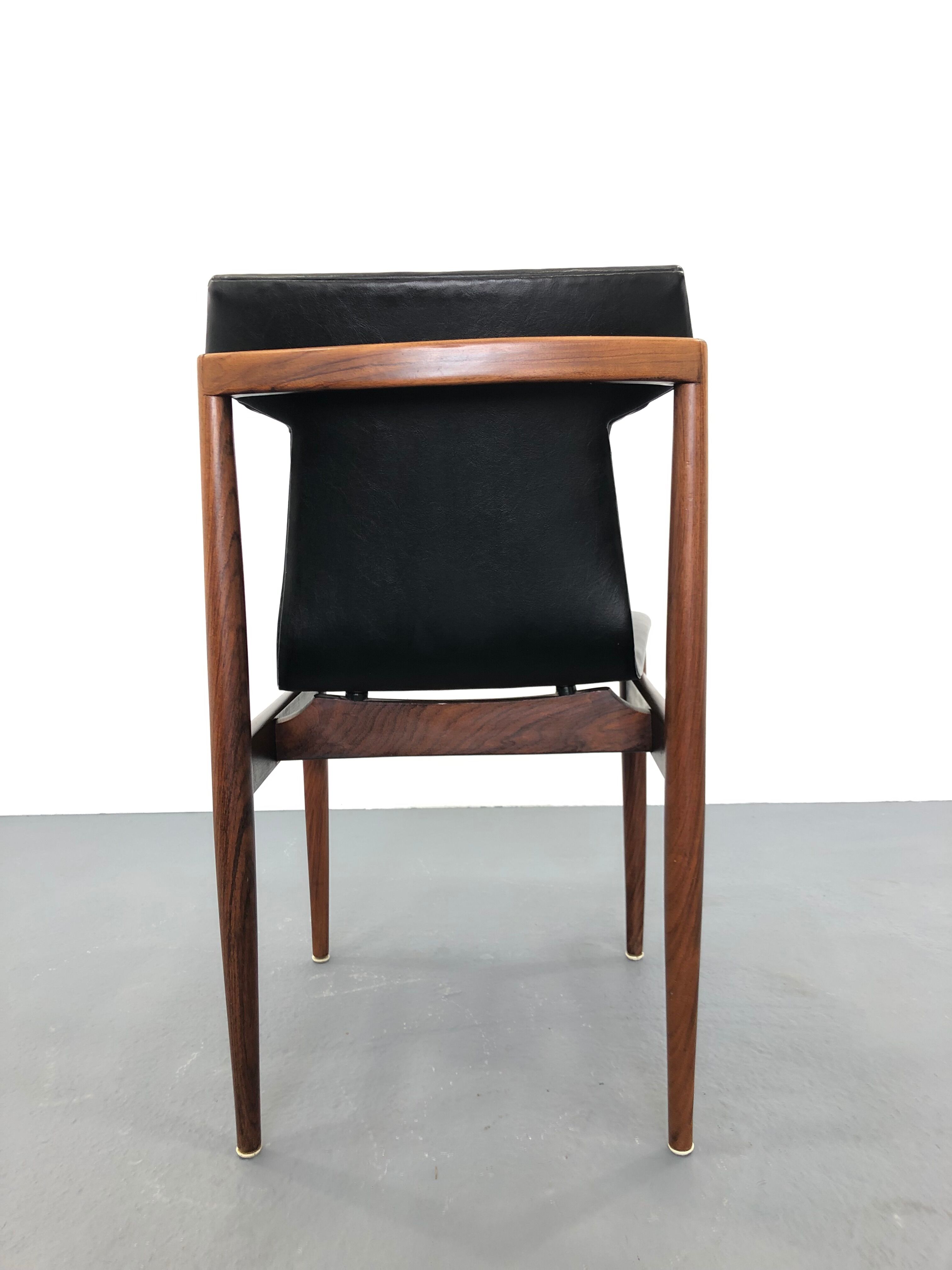 Rosewood Dining Chair by Inger Klingenberg for Fristho,  1960s,