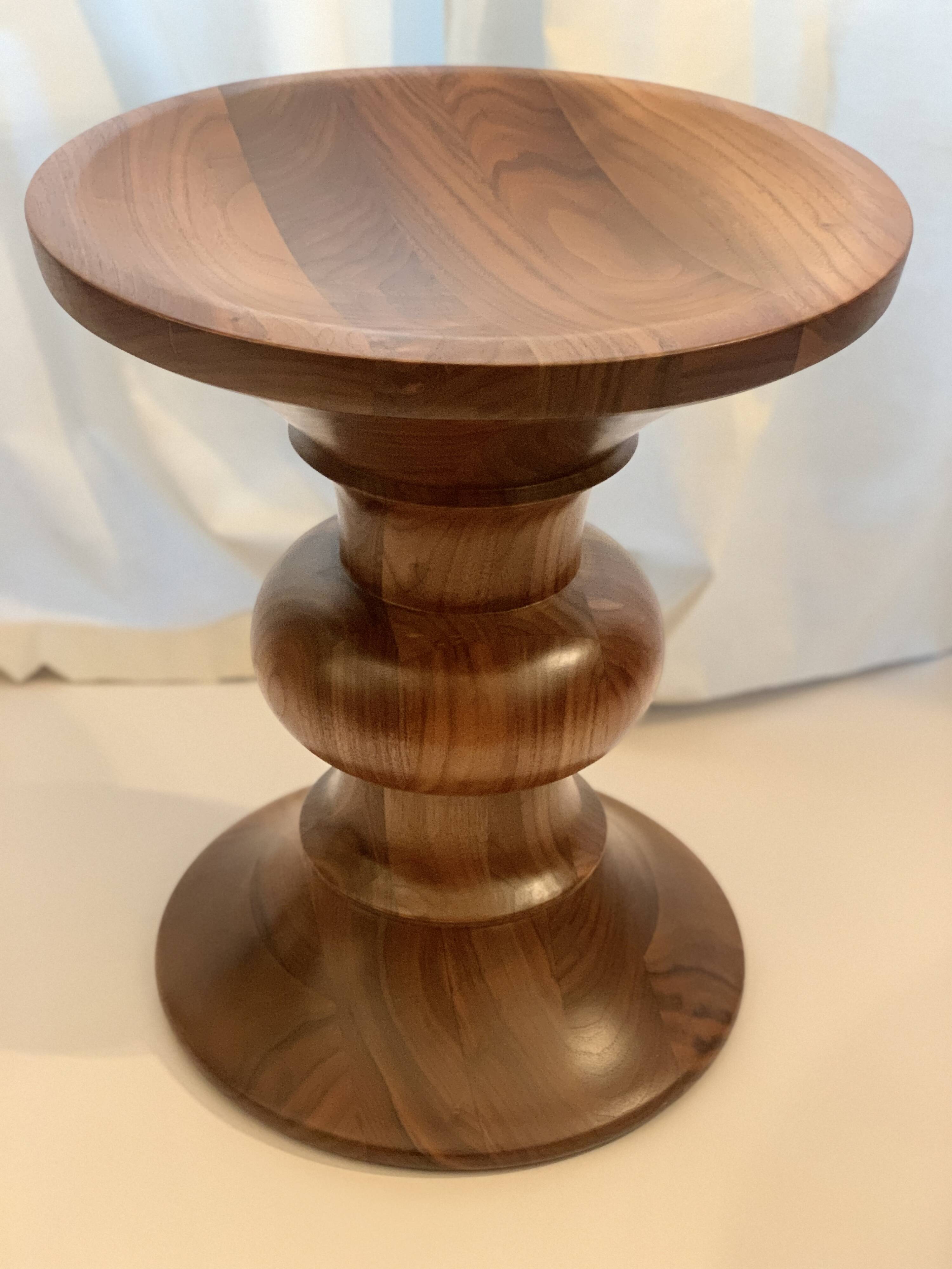 Vitra – Eames stool original | models A, B & C | solid walnut