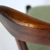 Restored Mid-Century Modern Dining Set, Czechoslovakia, 1960s, Set of 7