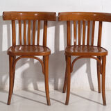 Chaises de bistrot anciennes (vers 1920). Ensemble de 6 pièces #1