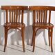 Antique bistro chairs (circa 1920). Set of 6 pieces #1