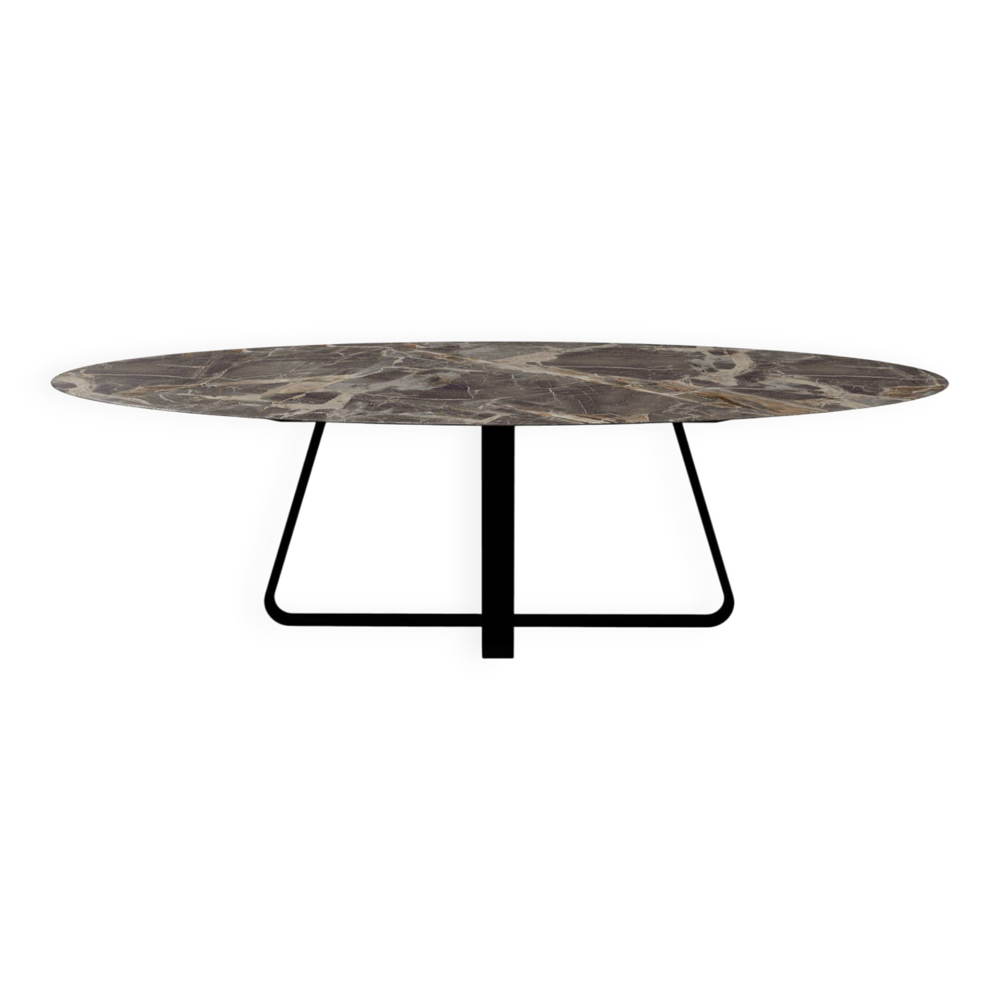 Table ovale CURVE céramique caravaggio – 250×128 – JOLI  Modèle d’exposition
