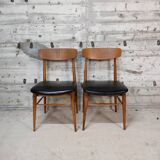 Paire de chaise scandinave