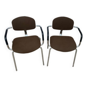 Paire de chaises Strafor Steelcase