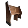 Antique church bench in oak, circa 1900–1920