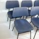 Lot de 6 chaises Delfino de Erberto Carboni pour Arflex, années 1950