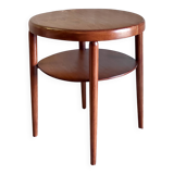 Table d'appoint style Art-Déco en bois massif - années 30/40