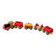 Small wooden train by Clairbois, vintage toy