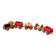 Small wooden train by Clairbois, vintage toy