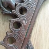 Porte pipes en bois sculpté