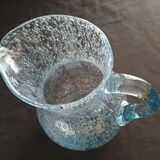 Carafe and its two glasses signed Biot.