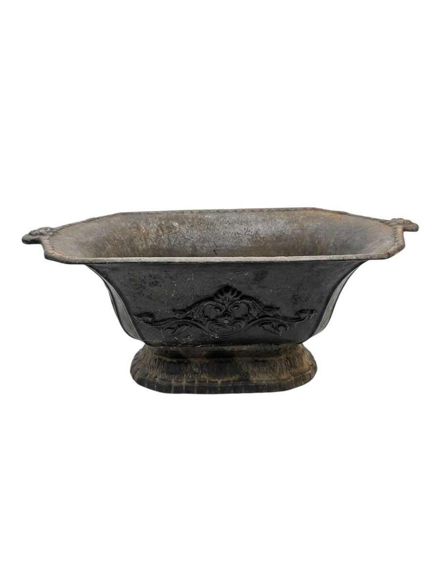 Antique cast iron planter
