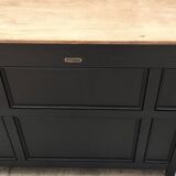 Cash counter commercial furniture black patina