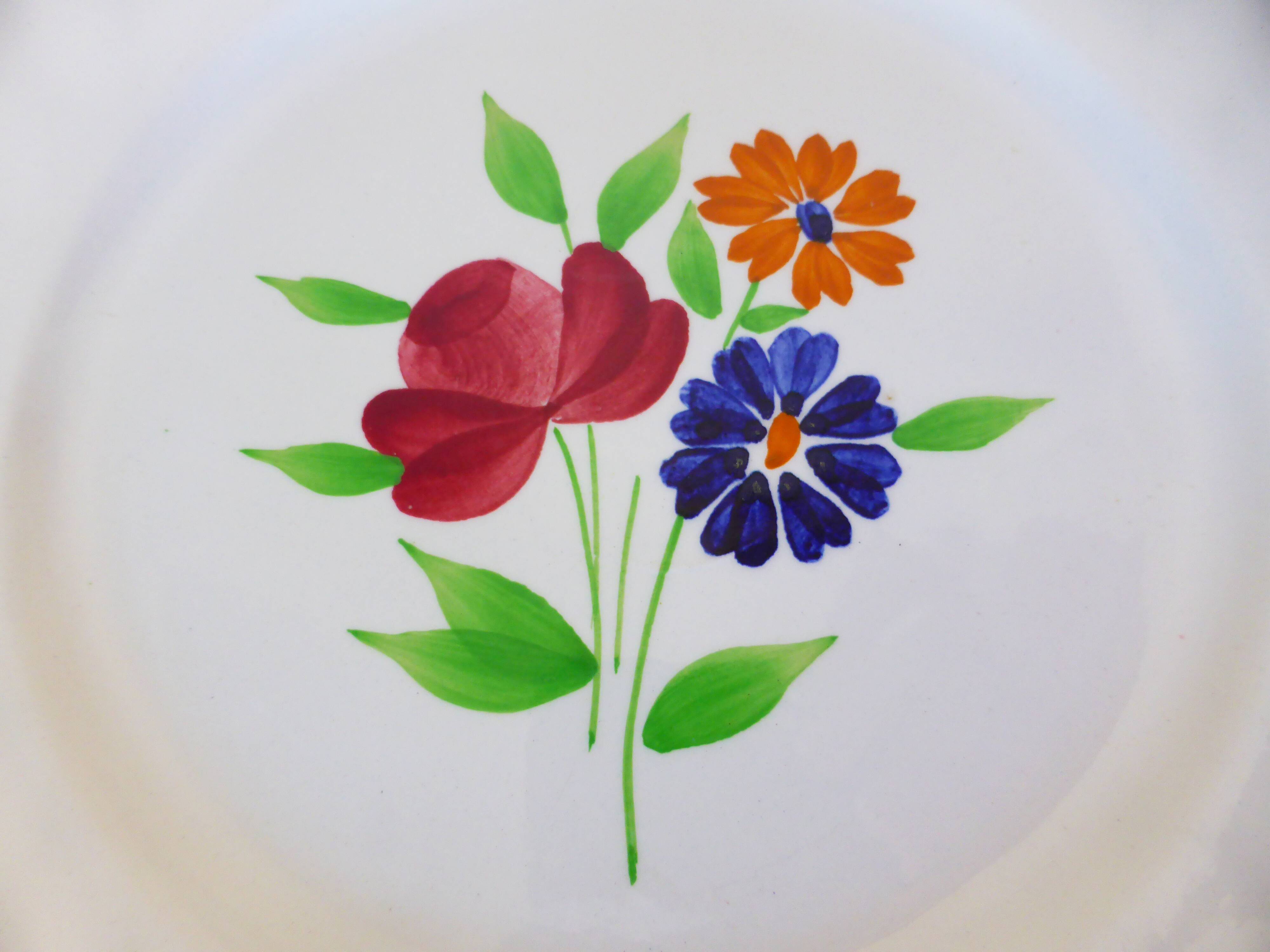 6 flat plates from the Badonviller factory 210336