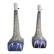 Danish table lamps in blue glaze by Marianne Starck for MA&S 1960s, set of 2
