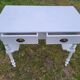 Coiffeuse, console en bois peint