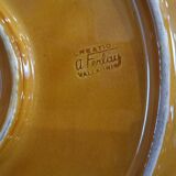 Glazed ceramic serving dish Creation A. Ferlay Vallauris
