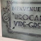 Enseigne brocante