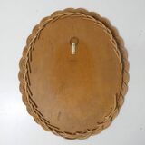 woven rattan mirror