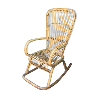 Rattan rocking chair