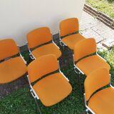 Serie de 6 chaises de Giancarlo Piretti édition Castelli