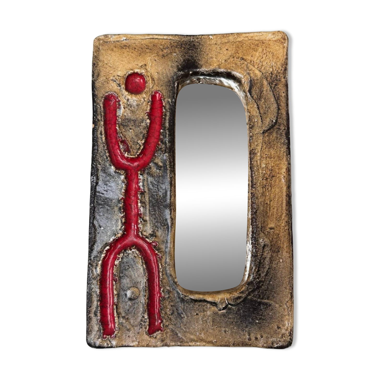 Ceramic mirror – Palissy Gallery Vallauris