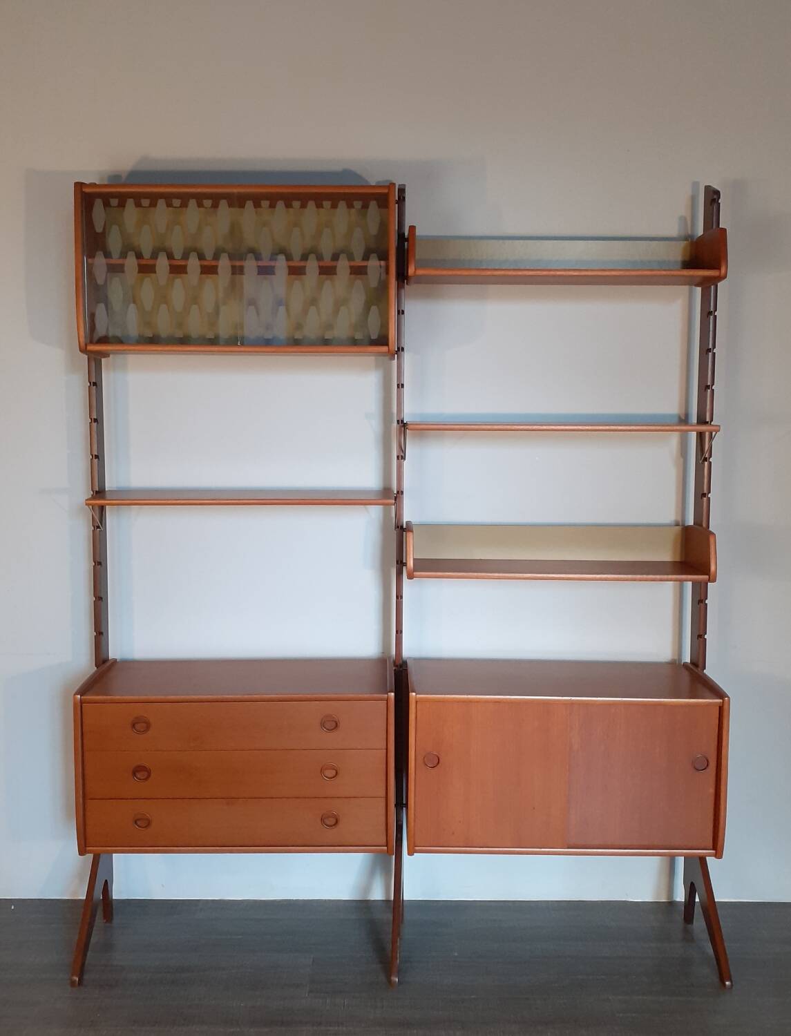 Ergo Teak Storage Cabinet, Vintage Scandinavian 1960s