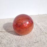 Bruno Evrard blown glass ball lamp