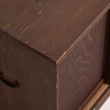 Small antique Japanese cabinet with sliding doors – Showa period (c. 1926-1945) #47