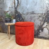 Tamtam-style pouffe with fur