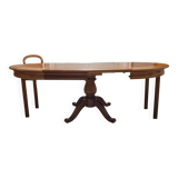 Louis Pjilippe cherry round table with 2 extensions