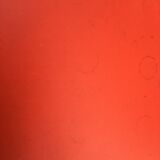 Orange tulip foot armchair