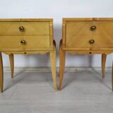 Pair of art deco bedside tables