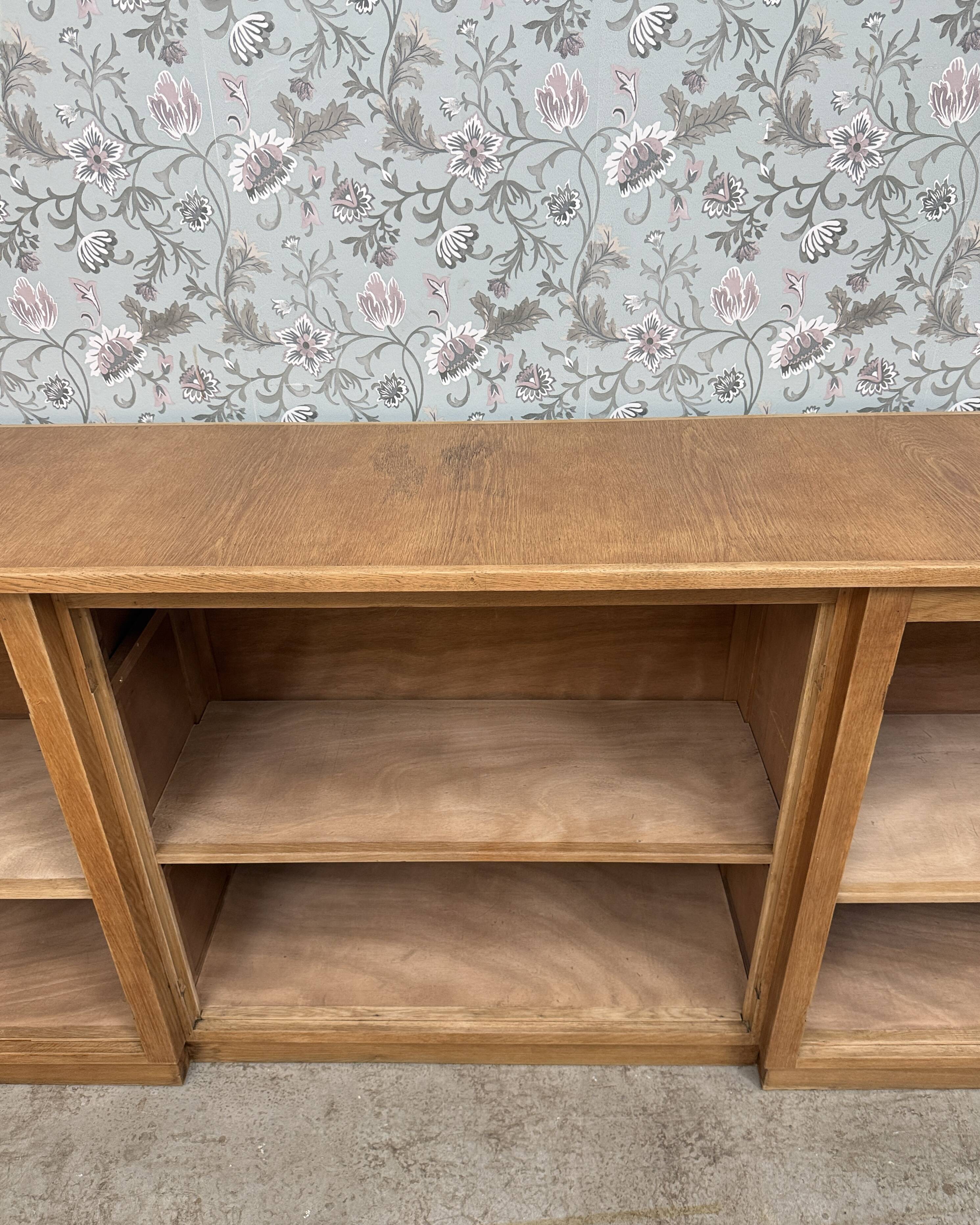 Open oak workshop furniture (renovated)