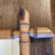 Miroir bois imitation bambou