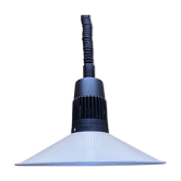 70s Retro Danish Design Creme-White Colored Pendant Light With Adjustable Rolly System | Industrial