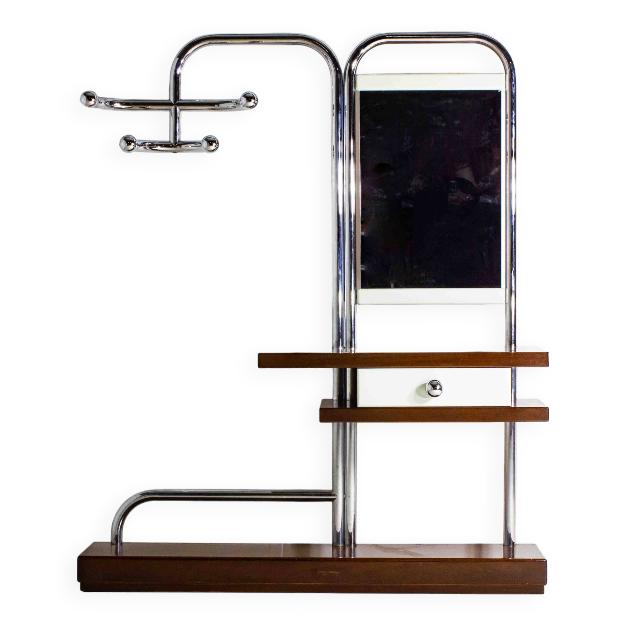 Modernist space age Italian coat rack, 1960s