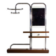 Modernist space age Italian coat rack, 1960s