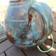 Montgolfier ceramic lamp foot, signed