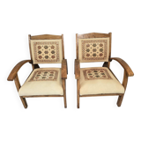 Pair of bohemian armchairs