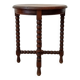 Side table from the 40s/50s in turned wood, Louis XIII style