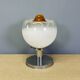 Table Lamp Mazzega, Toni Zuccheri opal glass