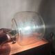 Pair of smoked glass wall sconces