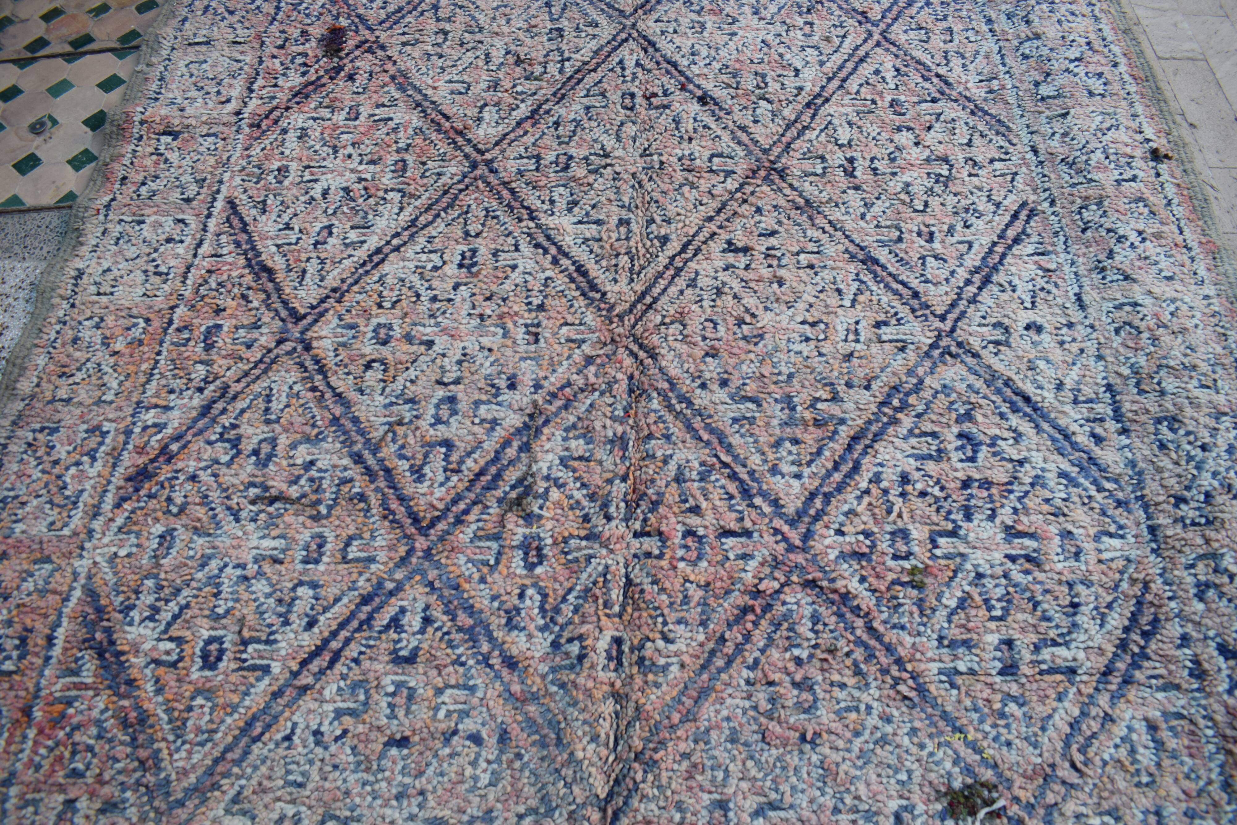 Vintage Moroccan Berber rug