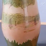 Glass paste vase attributed to Legras, late 19th century